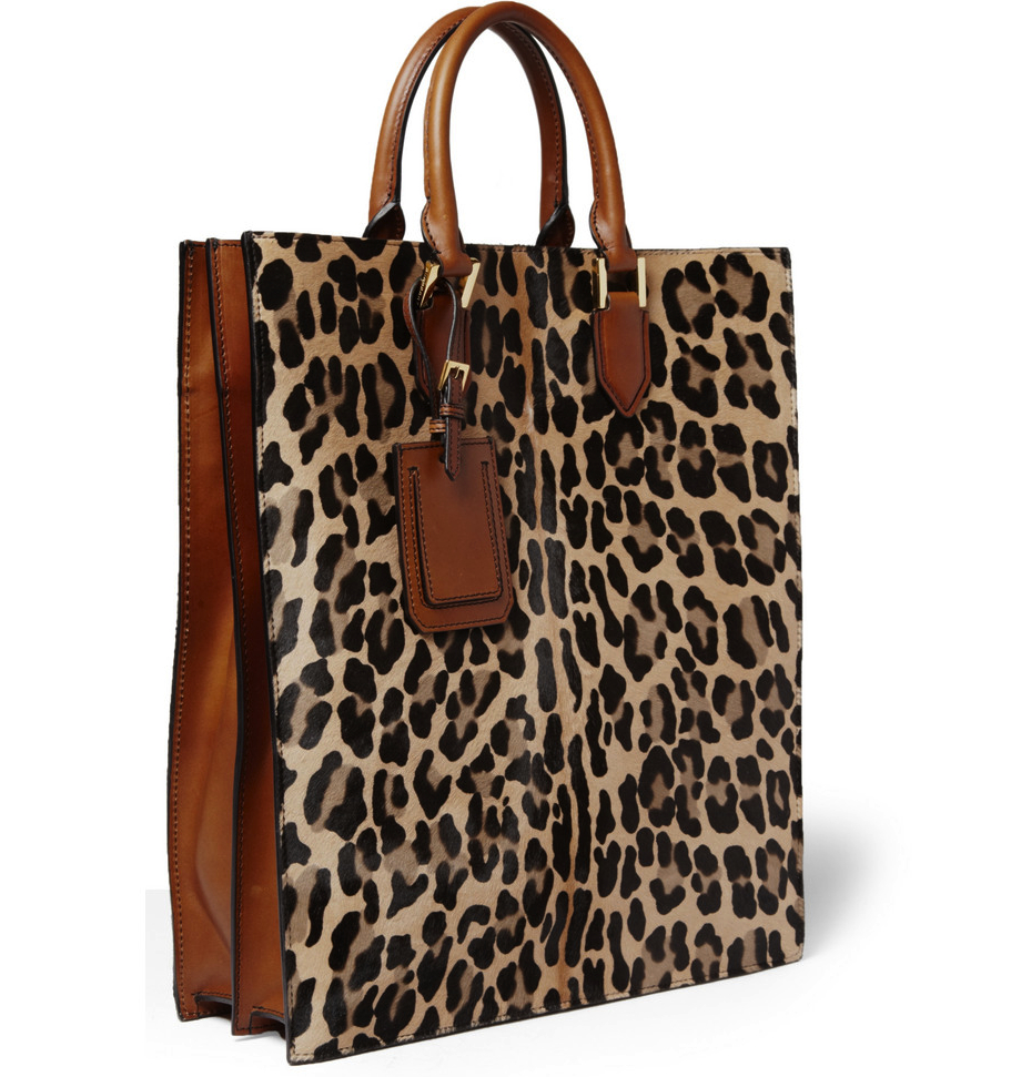 burberry leopard bag